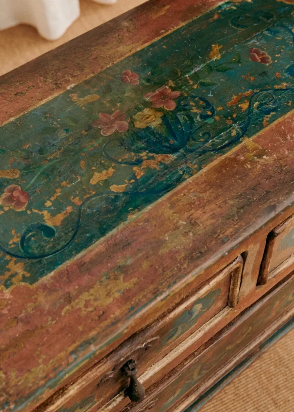 Commode Italienne Décorée Vintage